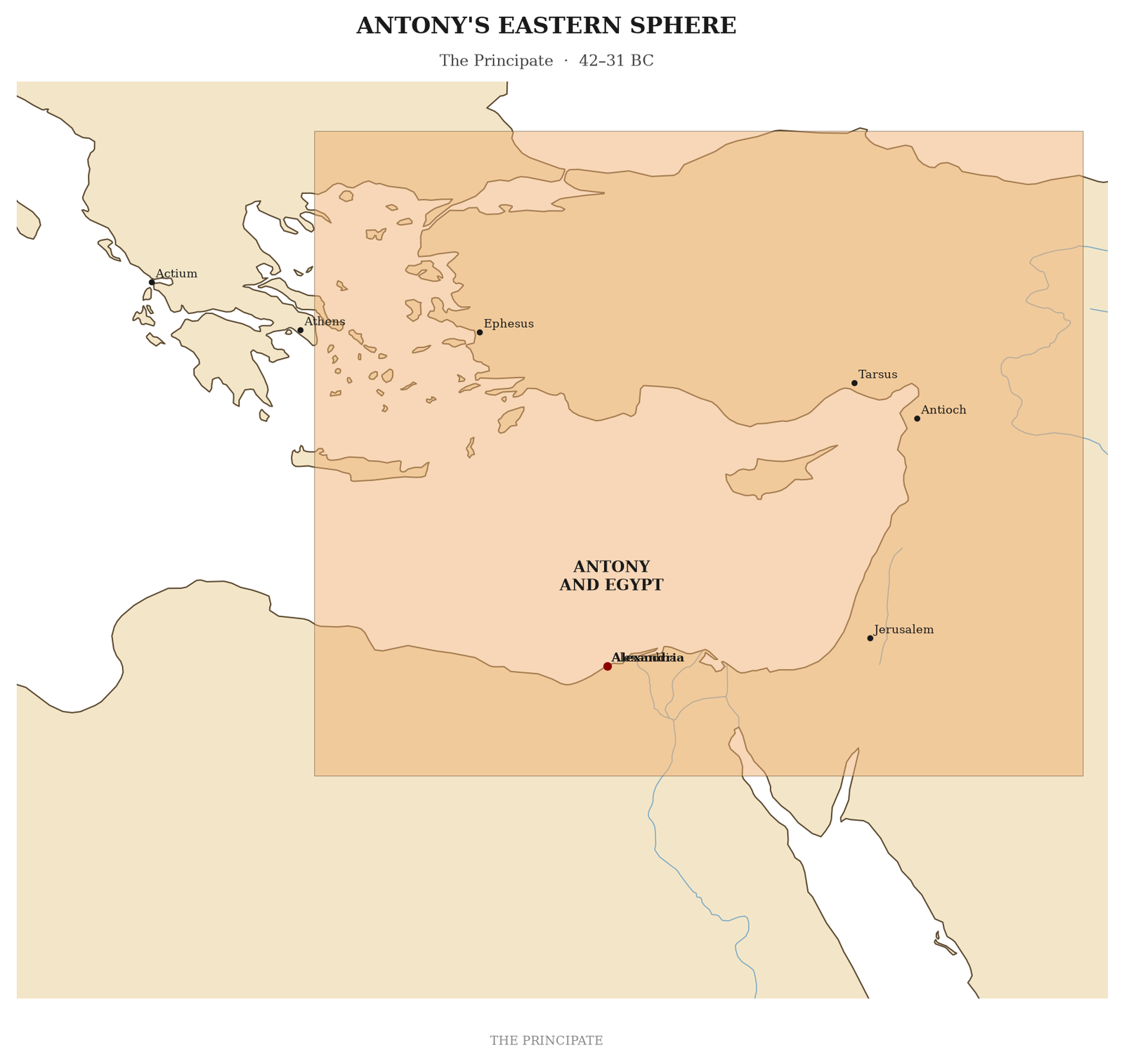 Antony’s eastern sphere