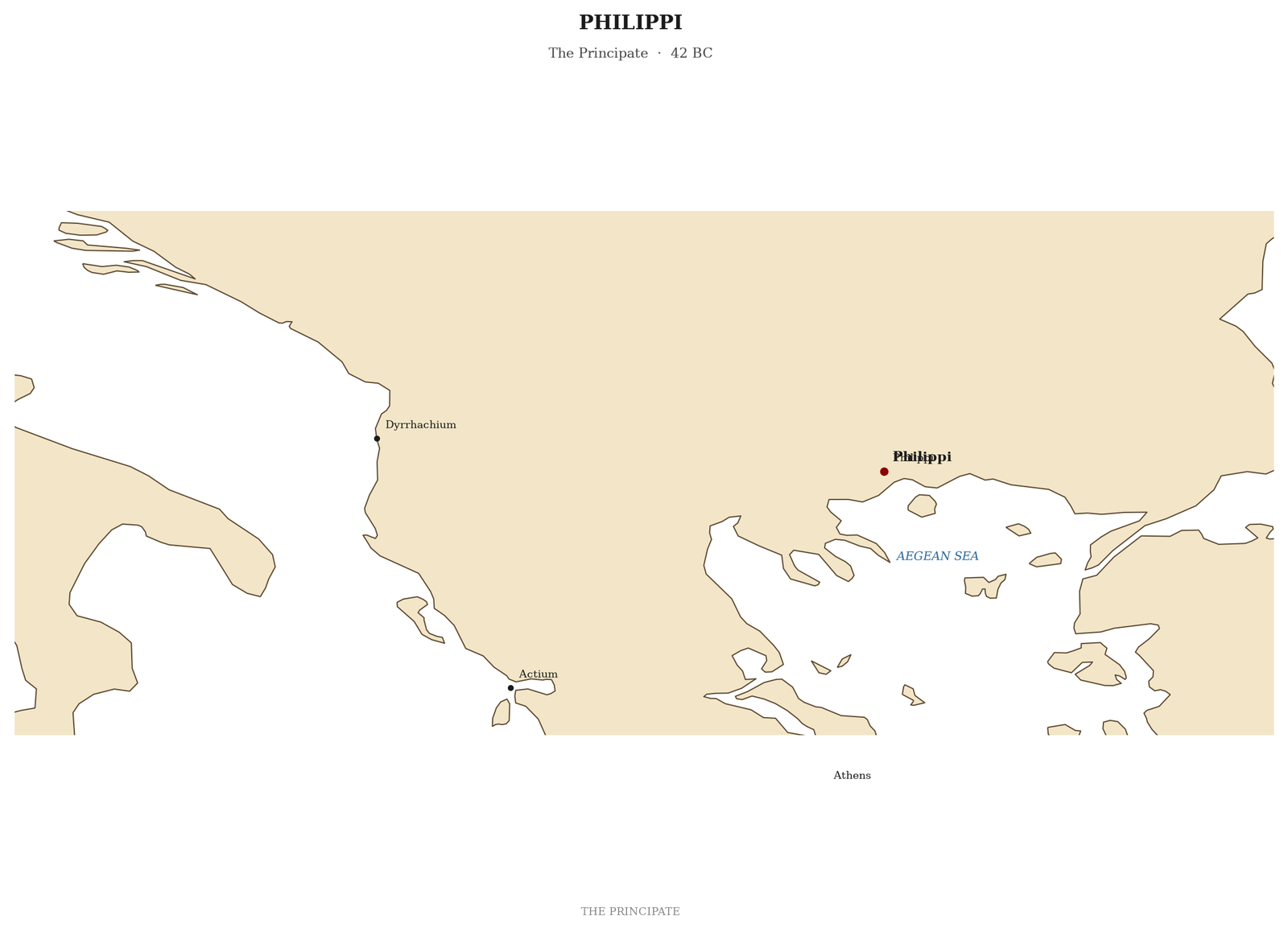 Philippi, 42 BC