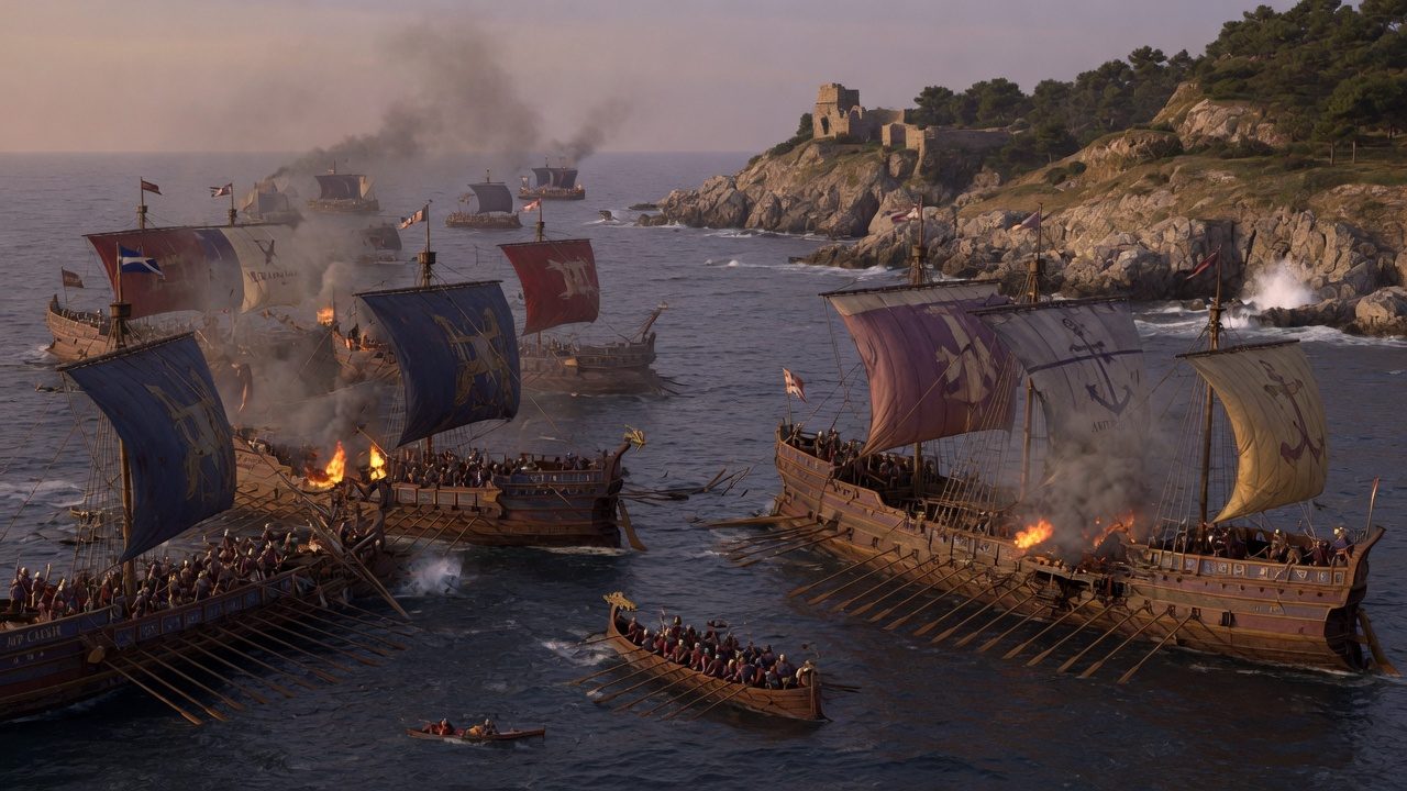 The battle of Actium