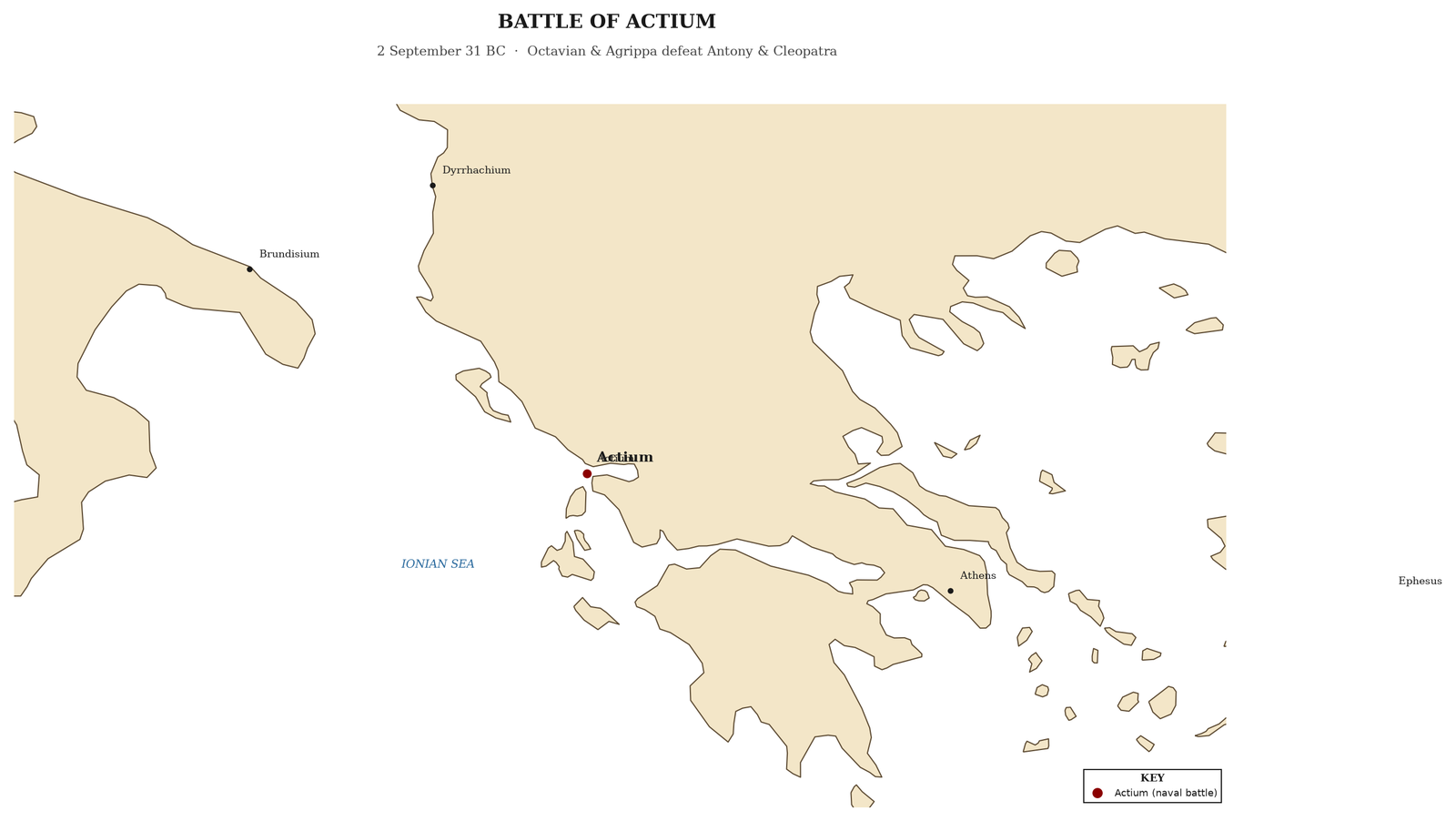 Actium, 31 BC