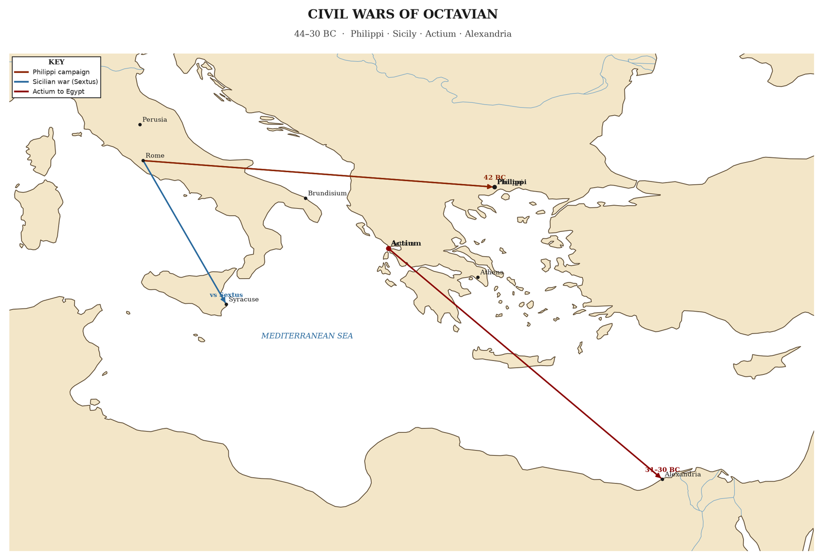 Civil wars, 44–30 BC