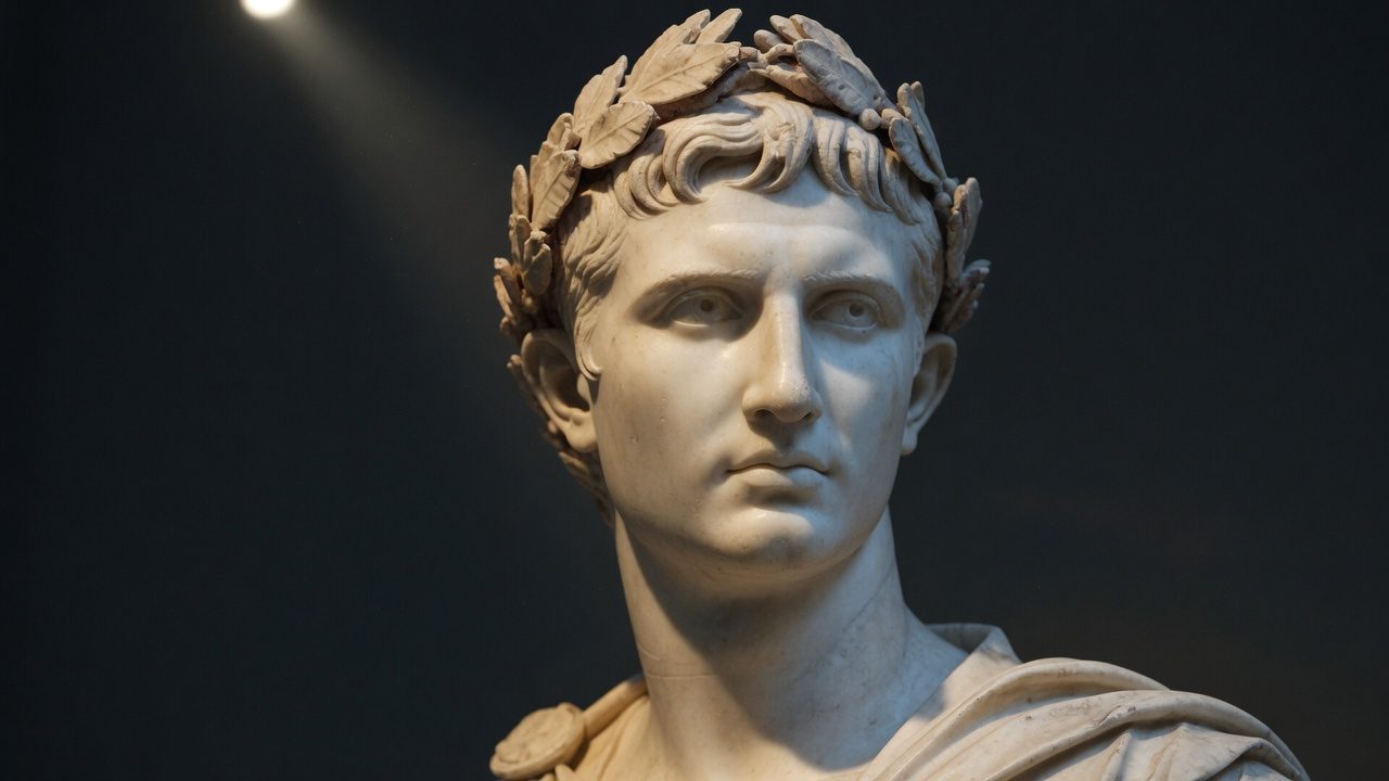 Marble bust of Augustus