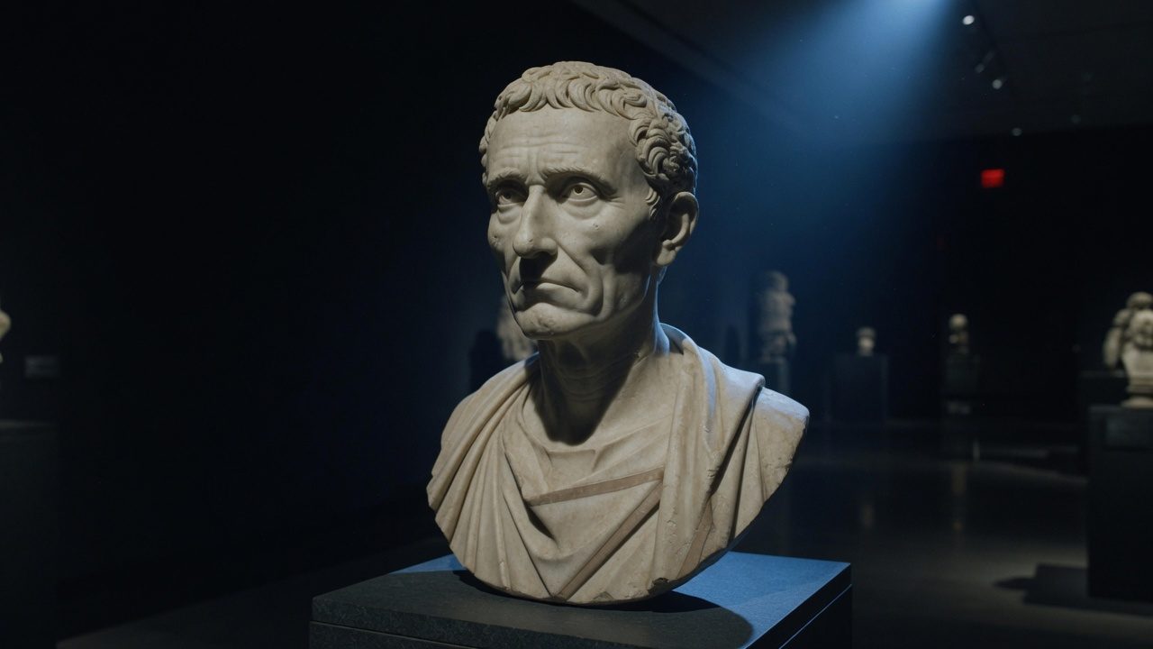 Portrait still of Marcus Porcius Cato Uticensis
