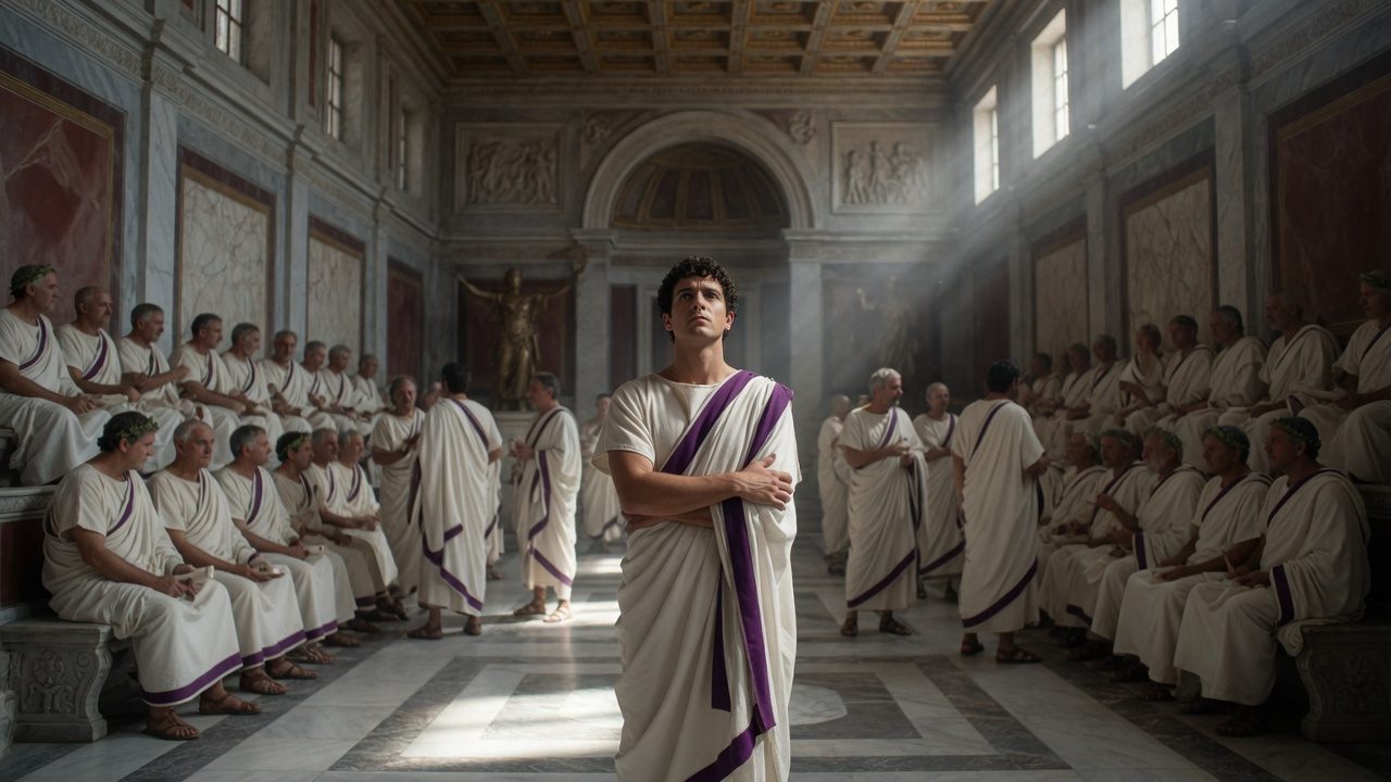 A young Stoic in the Curia
