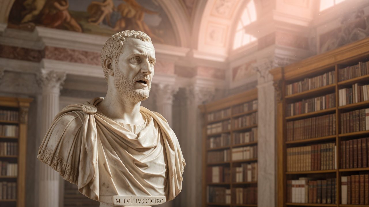 Marble bust of Cicero