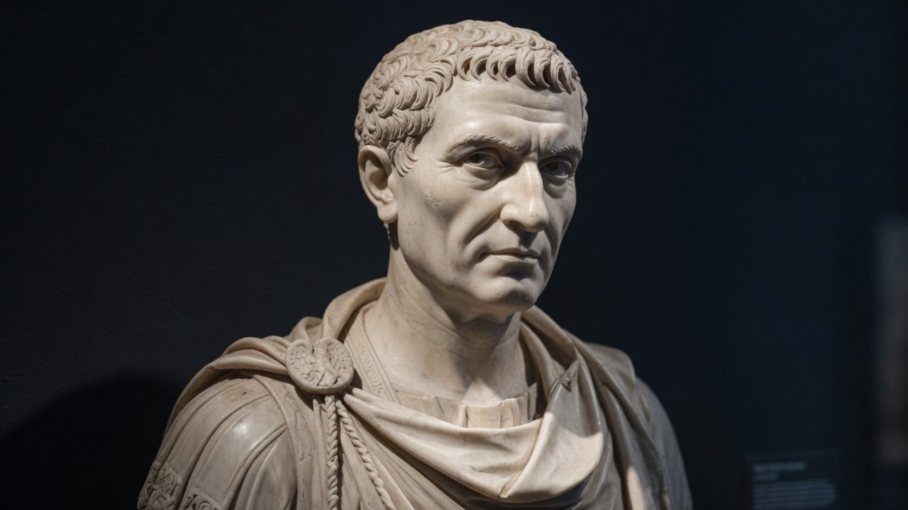Marble bust of Crassus
