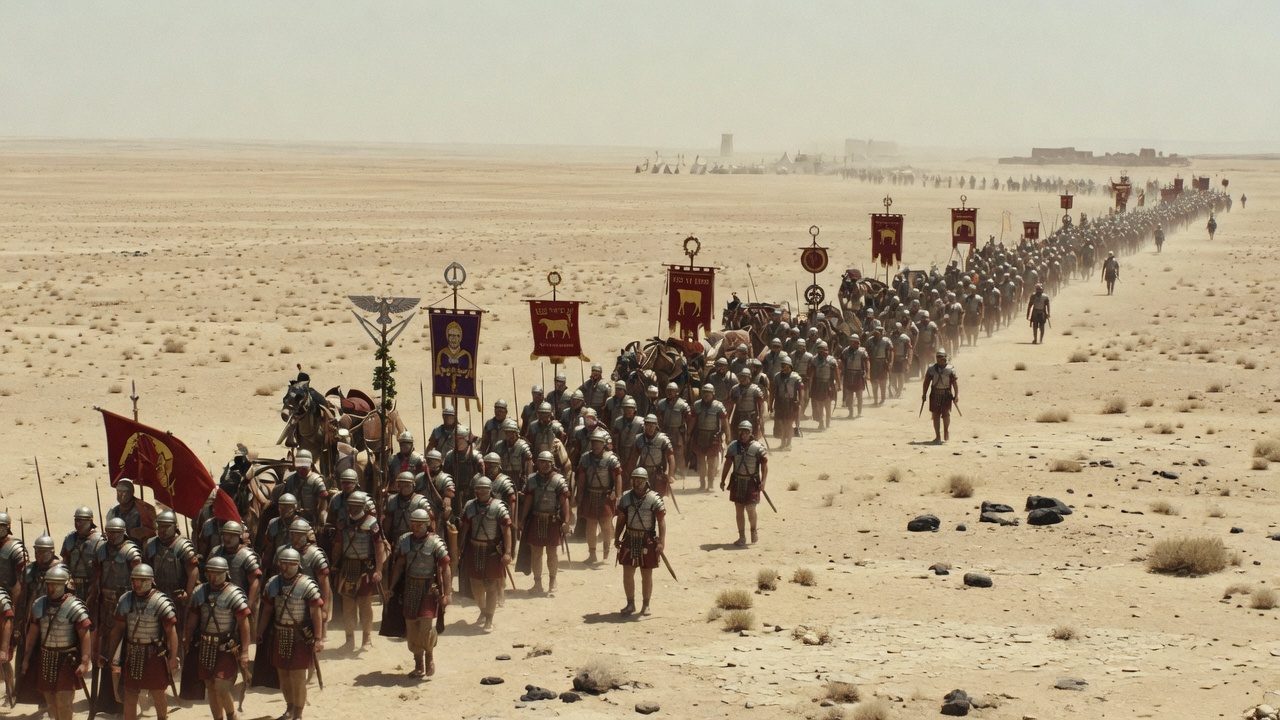 The desert march