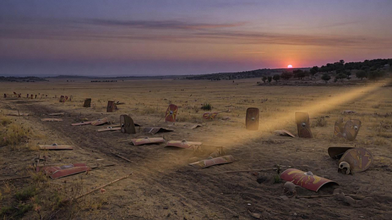 An empty Apulian plain after Cannae