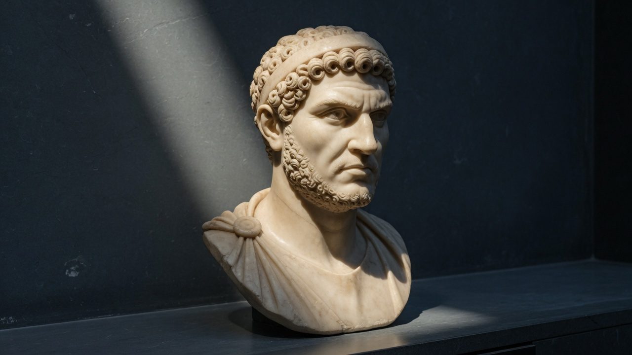 Portrait still of Hannibal Barca