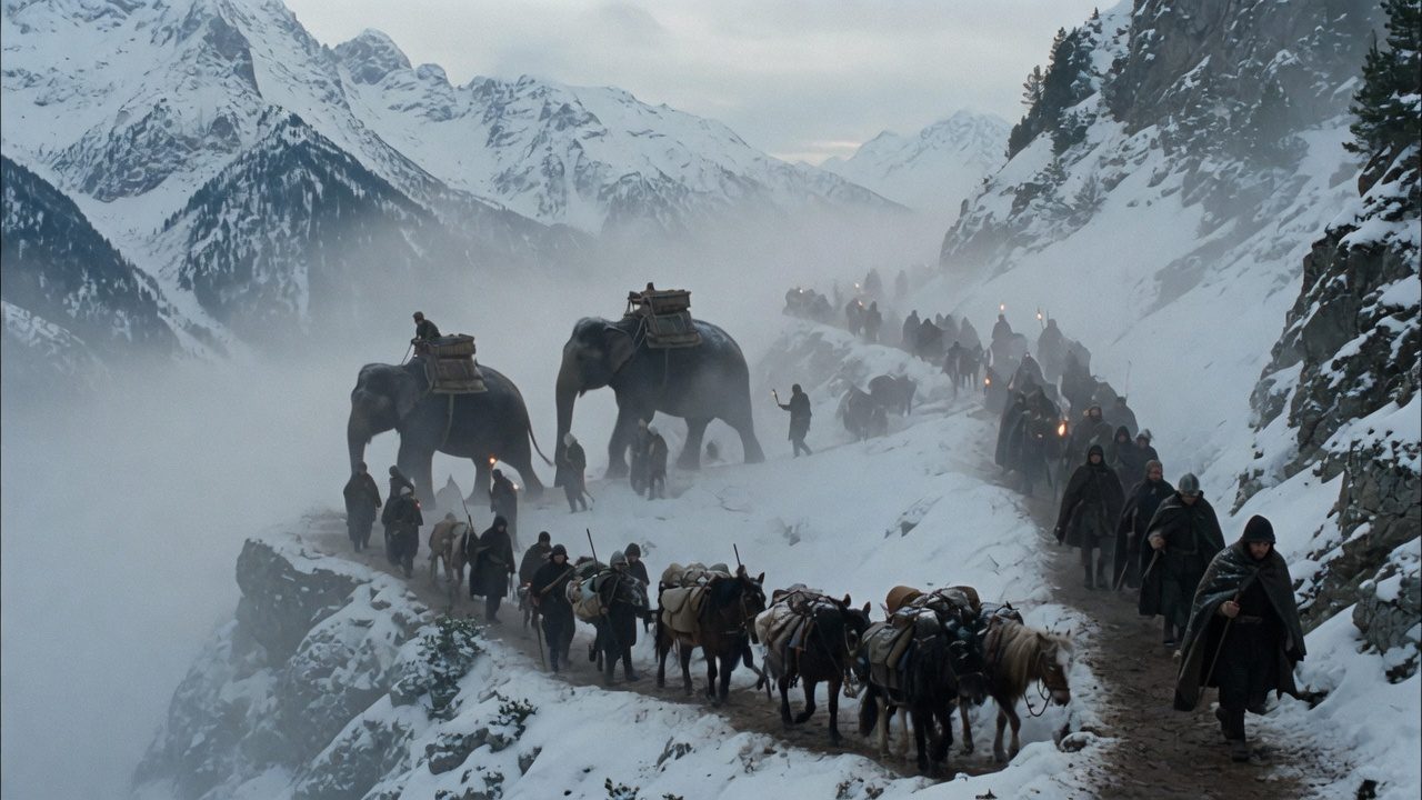 The Alps, 218 BC