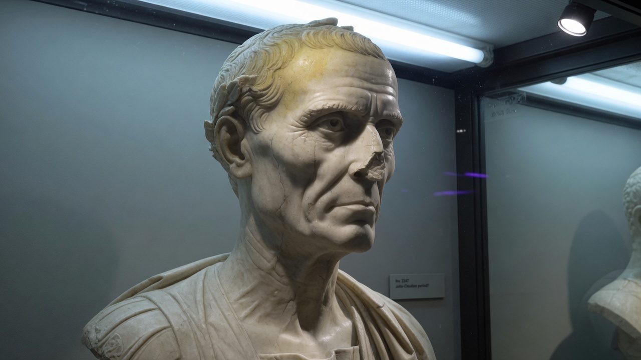 Portrait still of Tiberius Julius Caesar Augustus